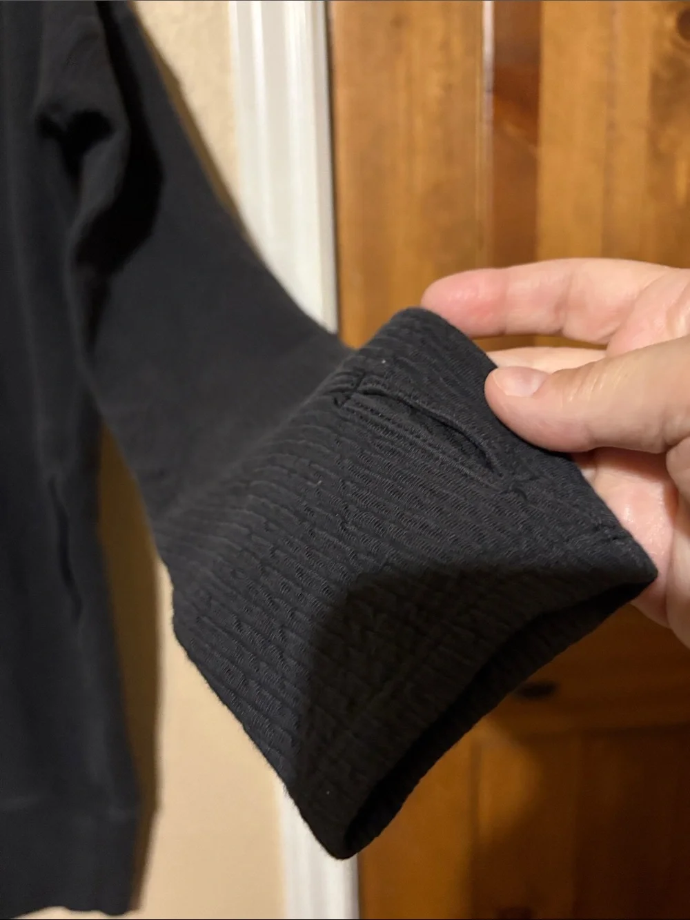 lululemon athletica Long Sleeve Tunic Top in Black